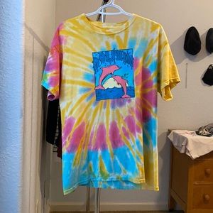 Pink Dolphin Tie Dye t-shirt